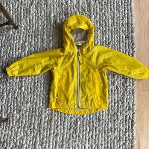 L.L.Bean Size 3T Yellow Rain Jacket